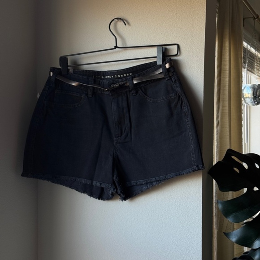LC Lauren Conrad Women's Dark Jean Shorts
